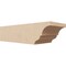 Ekena Millwork 6in. W x 4in. H x 16in. L Asheboro Woodgrain TimberThane Rafter Tail, Primed Tan RFTUR06X04X16ASHRCPR - alternate 1